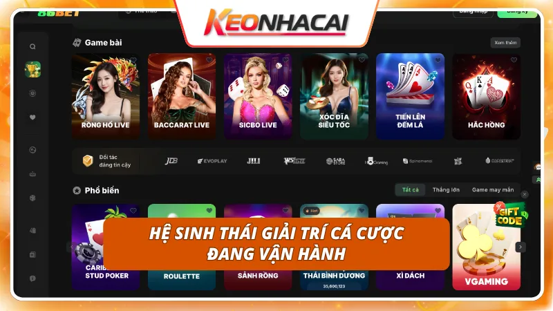 Danh mục trò chơi cực kỳ phong phú đáp ứng trọn mọi sở thích