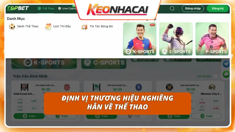 Tập trung phát triển mạnh mẽ mảng cá cược thể thao chuyên nghiệp